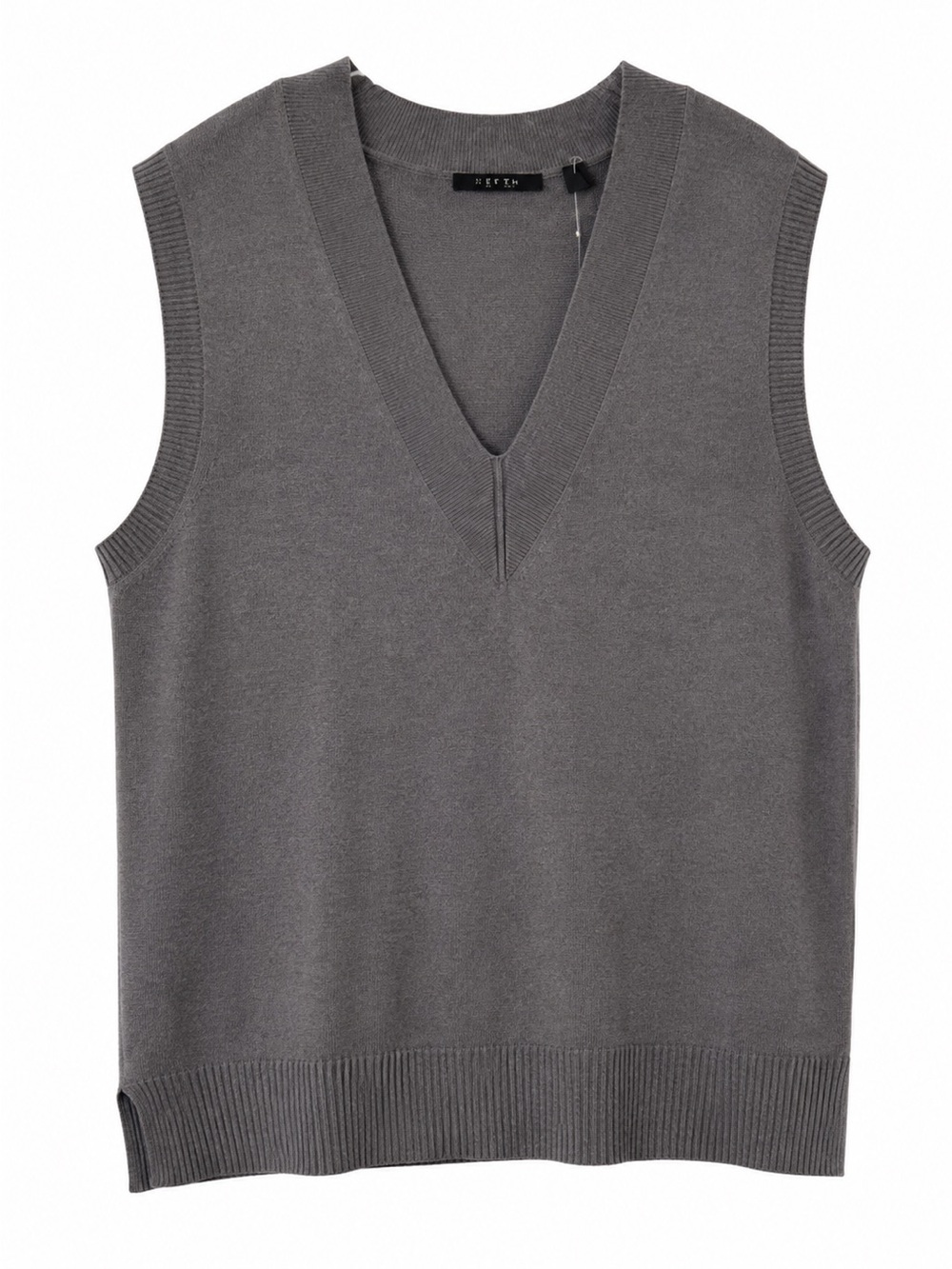 Men's V-Neck Gray Sweater Vest